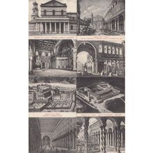 Basilica Rome Roma De Saint Paulo 4 Old Italy French Postcard s See Reverses Too