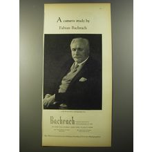 1954 Bachrach Photography Ad - A camera study by Fabian Bachrach