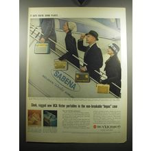 1957 RCA Victor Portable Radios Ad - Hardy 8BX5, Trouper 8BX6, Gentry 8BX7
