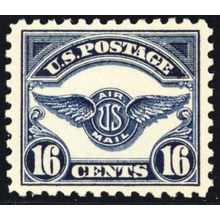 C5, Mint VF+ NH 16¢ Very Pretty & Fresh Stamp - Stuart Katz