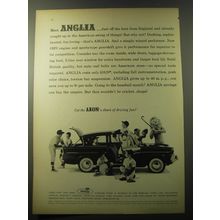 1960 Ford Anglia Car Ad - Get the Lion's share of driving fun!
