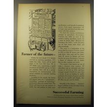 1960 Successful Farming Magazine Advertisement - Farmer of the future