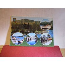 GUMMERS HOW FROM NEWBY BRIDGE, CUMBRIA. LAKE DISTRICT. used postcard 1985 pm =