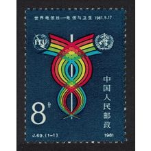 China World Telecommunications Day 1981 MNH SG#3071