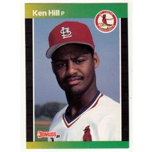 1989 Donruss Ken Hill RC rookie baseball card #536 – *denotes