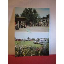 ANDREWSYHAYES CARAVAN PARK, DALWOOD, AXMINSTER, DEVON used postcard 1997 pm =