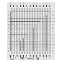 Creative Grids Stripology Squared Slotted Quilting Ruler – CGRGE2 – Made in USA,
