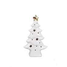 Woodside Home Living Ceramic Christmas Tree Room Decoration 16.5cm