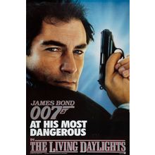 The Living Daylights2 Poster Canvas Movie Film Print A0 A1 A2 A3 A4 A5 A6 Art Wa