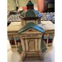 Town Opera Center 5 1/4" Lighted Christmas Village Piece LR 1997