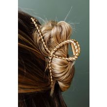 Gold Twist Large Alloy Hair Clip