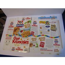 Quaker 1997 Oat Krunckies "Natural World Discovery Pack" Cereal Box