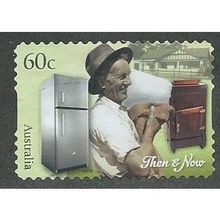 AUS 2012 60c (S/A) 'THEN AND NOW - REFRIDGERATOR' FINE USED (EBID36-781)