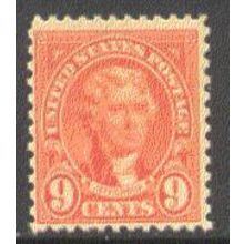 641 9c Thomas Jefferson Barely Clears MNH Q1822