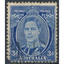 KGVI: 3d - Australia 1941 - FH - SG 186 (B)