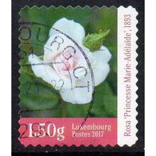 Luxembourg 2017 Roses - "Princess Marie Adelaide" 50g Used