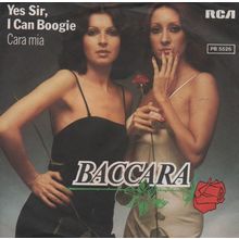 Baccara - Yes Sir, I can boogie / Cara Mia 1977 German 7" single Record PB5526