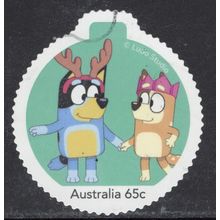 AUSTRALIA: 2024, MERRY CHRISTMAS BLUEY, USED SELF-ADHESIVE MY STAMP. 115