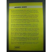 1969 Hughes Aircraft Ad - Intelsat IV Satellite