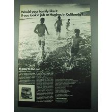 1969 Hughes Aircraft Ad - Take A Job in California