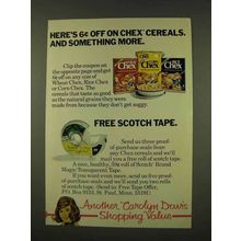 1973 Ralston Corn Chex Wheat Chex & Rice Chex Cereal Ad