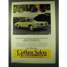 1973 Oldsmobile Cutlass Salon Ad - Reclining Seats