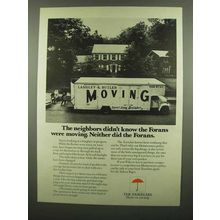 1974 Travelers Insurance Ad - Didn't Know Forans Moving