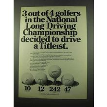 1975 Acushnet Titleist Golf Ball Ad - 3 Out of 4
