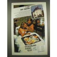 1985 Austrian Airlines Ad - Truly Invigorating