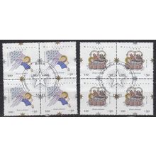 GERMANY BUND [1999] MiNr 2084-85 4er ( O/used ) [01] Weihnachten