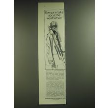 1974 Weatherbee Pantcoat Ad - Everyone talks about the weatherbee
