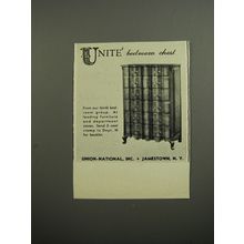 1952 Union-National Unite Bedroom Chest Advertisement