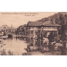 Garden Of Peace Coronation Exhibition London 1911 Postcard