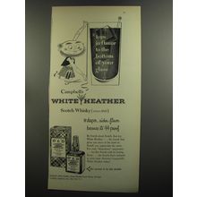 1952 Campbell's White Heather Scotch Advertisement - Tops in flavor