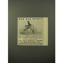 1954 The Old Print Shop Ad - Odd Old Prints