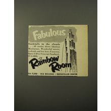 1954 Rainbow Room Ad - Fabulous Cocktails in the clouds