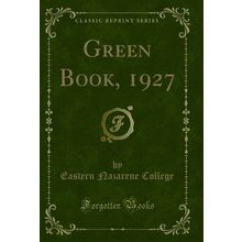 Green Book, 1927 (Classic Reprint)