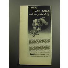 1957 Steiff Animal Toys Advertisement - Tortoise and Dog - Plan ahead