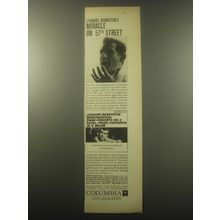 1959 Columbia Records Advertisement - Leonard Bernstein's Miracle on 57th Street