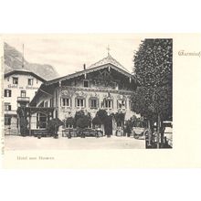 Hotel Husaren Garmisch Antique German Postcard