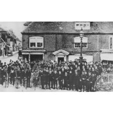 Chichester Victorian Bicycle Cyclists Club Sussex Postcard