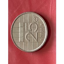 Umlaufmünze Niederlande 25 Cent 1998
