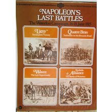 NAPOLEON LAST BATTLES WAR GAME Four Battles Plastic Tray pack SPI 1976 Punched