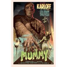 THE MUMMY (1932) 2 Poster Canvas Movie Film Print A0 A1 A2 A3 A4 A5 A6 Art Wall
