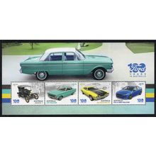 FORD, 100 YEARS IN AUSTRALIA, MINT NEVER HINGED MINIATURE SHEET +
