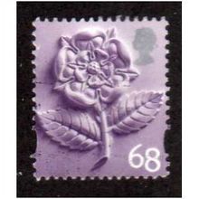 ENGLAND 68P 'TUDOR ROSE' (EN5) FINE USED (EBID25006)