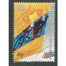 AUS 2000 49c ' PARALYMPIC GAMES' FINE USED (EBID34-182)