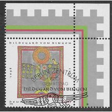 GER 1998 100pf 'HILDEGAARD VON BINGEN'(CORNER MARGIN) FINE USED (EBID54-635)