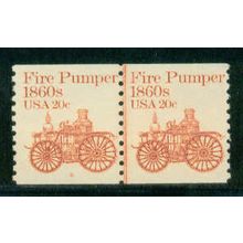 1908 20c Fire Pumper Fine MNH Dry Gum CNP Left 5 W0259