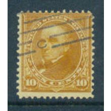 Used 283 10c Daniel Webster Average M05449